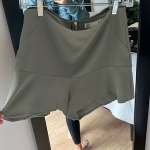 Sage flowy shorts from European brand LFT